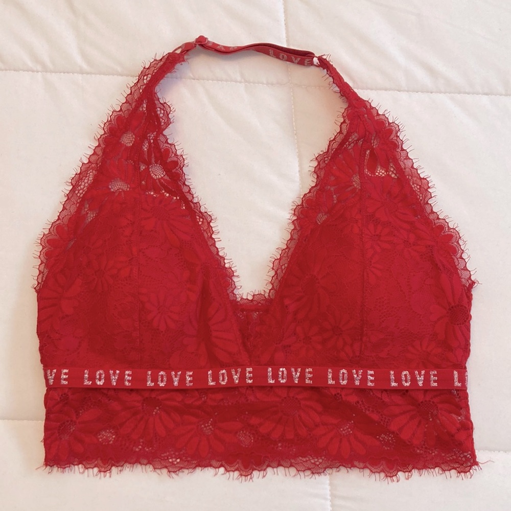 RUE 21- bra/top with removable pads and adjustable neck strap.
